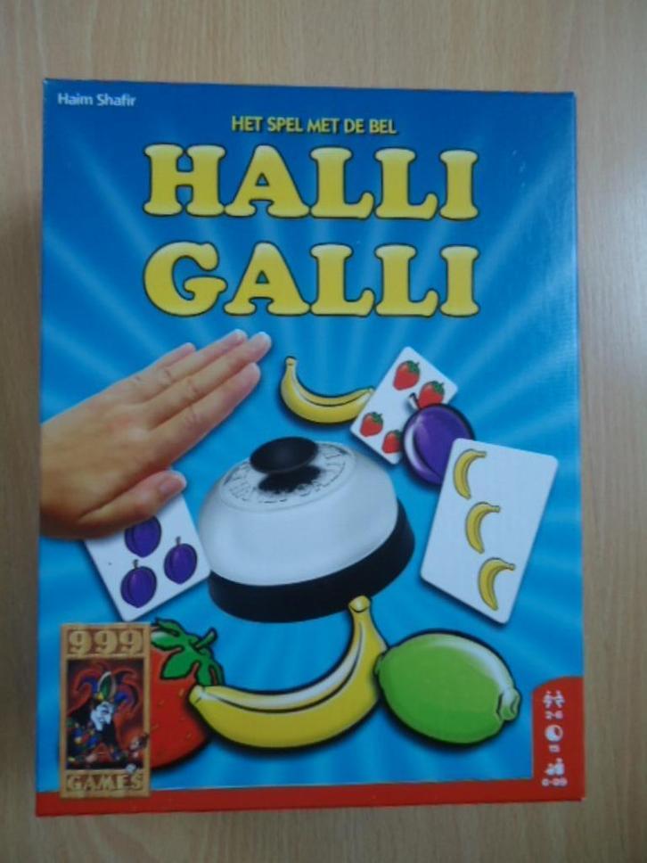 Halli Galli, het spel met de bel. compleet en zgan 999 games, Hobby en Vrije tijd, Gezelschapsspellen | Kaartspellen, Zo goed als nieuw