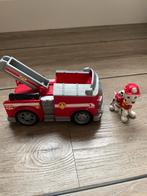 Paw patrol marshall met brandweerauto, Kinderen en Baby's, Speelgoed | Speelgoedvoertuigen, Ophalen of Verzenden, Zo goed als nieuw