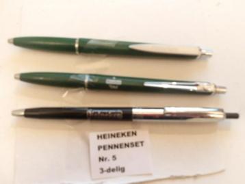 Heineken pennenset (nr.5) 3 stuks