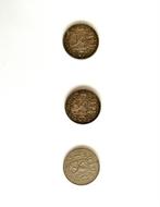 3  zilveren gulden munten, Ophalen of Verzenden, Koningin Juliana, 1 gulden, Zilver