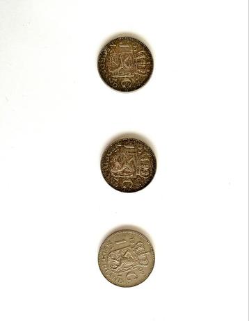 3  zilveren gulden munten beschikbaar voor biedingen