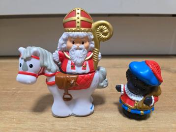Fisher Price Sint en zwarte Piet met paard (Sinterklaas) beschikbaar voor biedingen