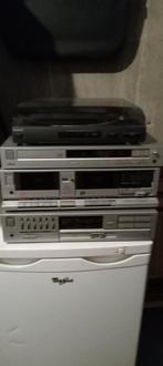 Stereoset met platenspeler, CD, dubbelcassette & tuner, Audio, Tv en Foto, Stereo-sets, Gebruikt, Tuner of Radio, Akai, Losse componenten