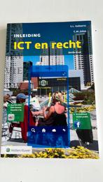 S.L. Gellaerts - Inleiding ICT en recht, Boeken, Ophalen of Verzenden, Zo goed als nieuw, S.L. Gellaerts; C.M. Jobse