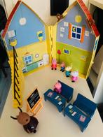 Peppa Pig Huis + Peppa Pig School, Ophalen of Verzenden, Gebruikt, Kunststof