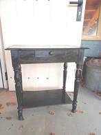 Brocant Tafeltje met La..., Huis en Inrichting, Gebruikt, 50 tot 100 cm, Ophalen of Verzenden, 25 tot 50 cm