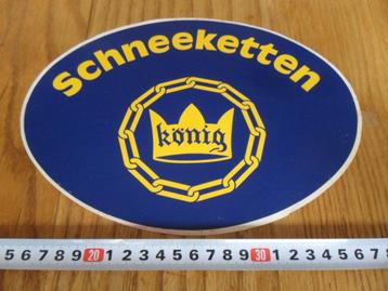 sticker Schneeketten KÖNIG  beschikbaar voor biedingen