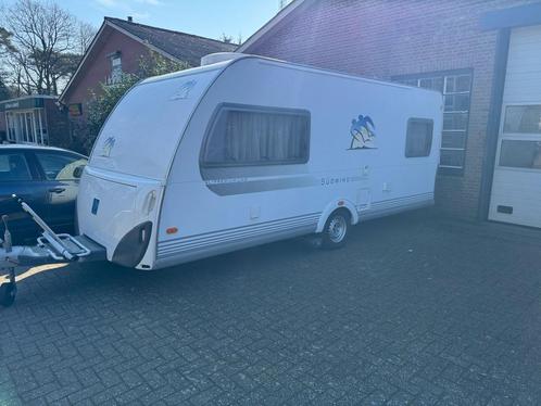 Caravan Knaus Sudwind 500FU, Caravans en Kamperen, Caravans, Particulier, tot en met 4, 1250 - 1500 kg, Rondzit, Knaus, 2 aparte bedden