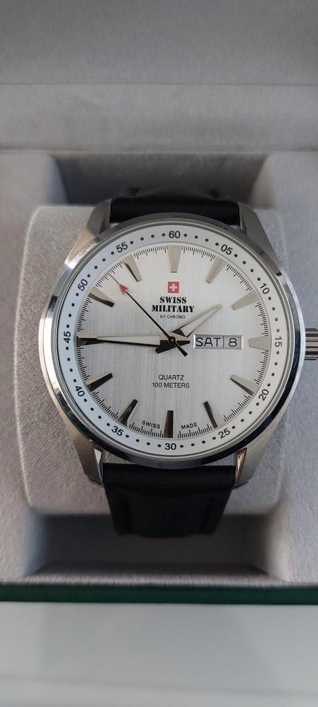 Swiss Military Horloge - Zo goed als nieuw!, Sieraden, Tassen en Uiterlijk, Horloges | Heren, Zo goed als nieuw, Polshorloge, Overige merken