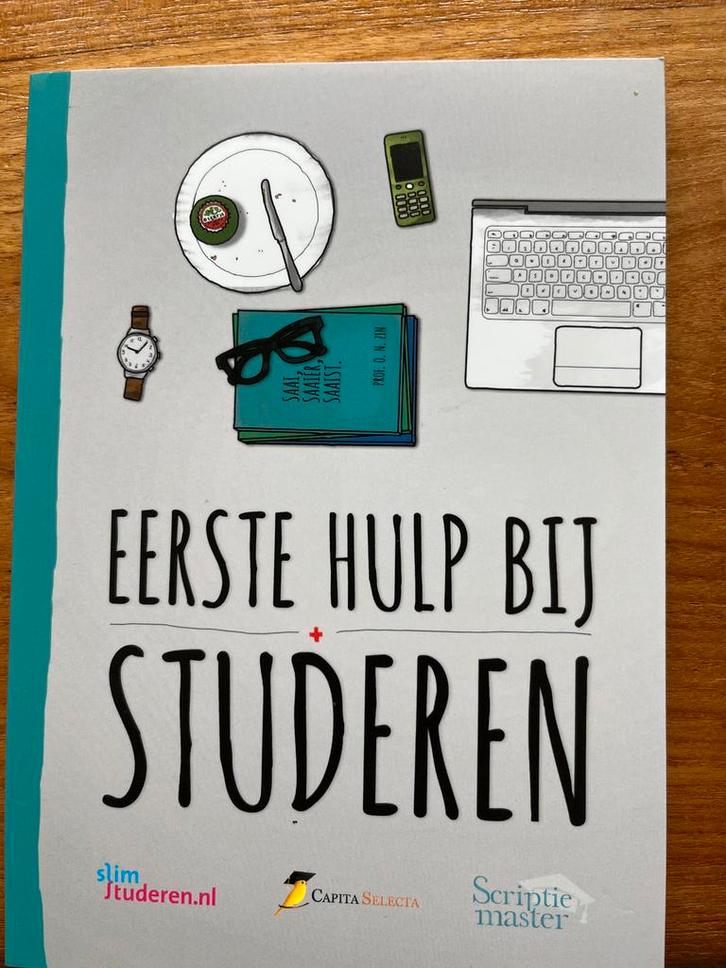 Eerste Hulp bij Studeren - Studiegids, Boeken, Studieboeken en Cursussen, Zo goed als nieuw, Niet van toepassing, Ophalen of Verzenden