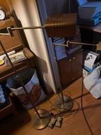 Koperkleurige staande lampen met dimmer, geen lampen erbij, Huis en Inrichting, Lampen | Vloerlampen, Ophalen, Zo goed als nieuw