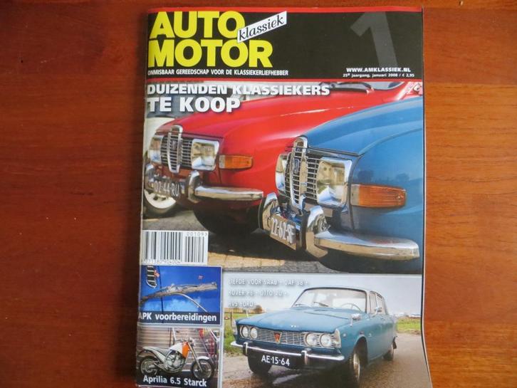 Auto Motor Klassiek 1 2009 Saab, DAF V8, Rover P6 2000, 8V, Boeken, Auto's | Folders en Tijdschriften, Nieuw, Overige merken, Ophalen of Verzenden