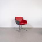 6x1 Leolux Spring Butterfly Eetkamerstoel Leer - Assorti, Huis en Inrichting, Stoelen, Ophalen of Verzenden, Gebruikt, Overige kleuren