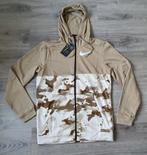 Beige bruin wit Nike hoodie vest jasje sweater maat S, Kleding | Heren, Truien en Vesten, Beige, Nieuw, NIKE, Ophalen of Verzenden