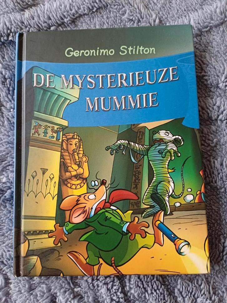 Geronimo Stilton - De mysterieuze mummie, Boeken, Kinderboeken | Jeugd | onder 10 jaar, Gelezen, Fictie algemeen, Ophalen
