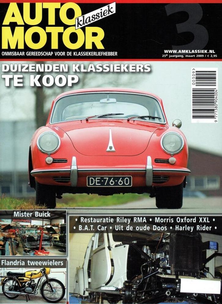 Auto Motor Klassiek 2009 nr. 3 (o.a. Porsche 356 C), Boeken, Auto's | Folders en Tijdschriften, Gelezen, Algemeen, Verzenden
