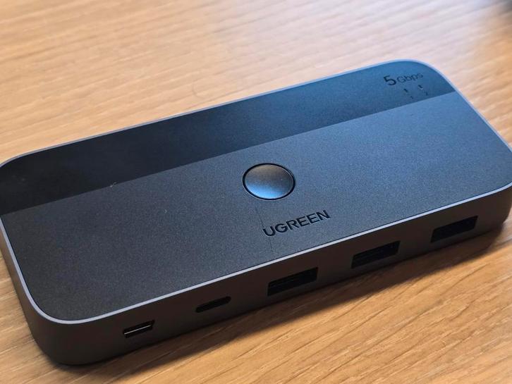 UGREEN USB Switch 2PC - 4 Poorten USB 3.0, Computers en Software, Netwerk switches, Nieuw, Ophalen of Verzenden