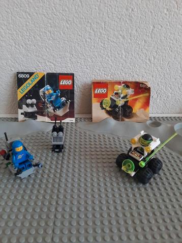 Vintage Lego Legoland 6809 & 6812 + 2 ruimteplaten beschikbaar voor biedingen