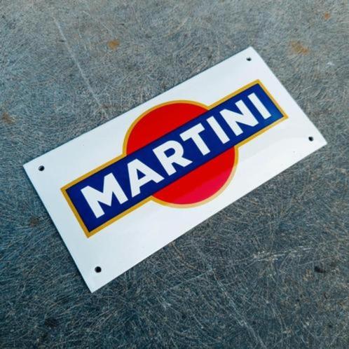 Emaille Schild MARTINI Reclamebord Vintage Plaat Italië 70's, Verzamelen, Merken en Reclamevoorwerpen, Gebruikt, Reclamebord, Verzenden