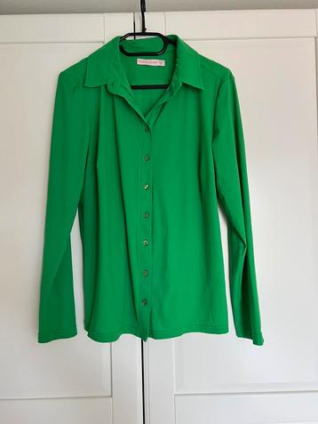 Studio anneloes poppy blouse shirt M appeltjes groen beschikbaar voor biedingen