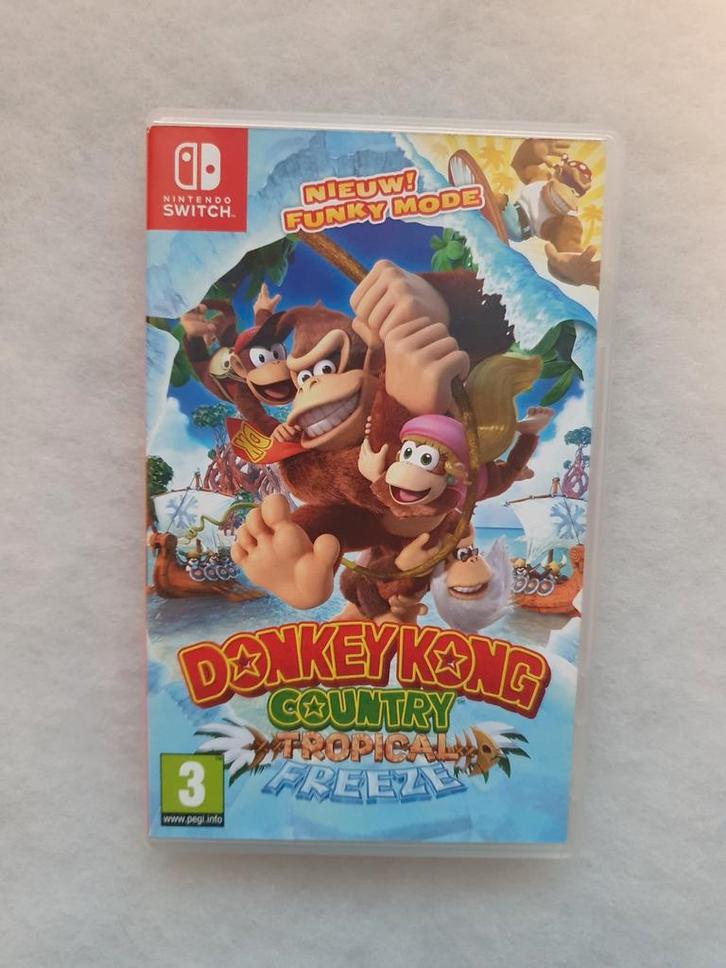 Donkey Kong Country: Tropical Freeze, Spelcomputers en Games, Games | Nintendo Switch, Zo goed als nieuw, Platform, 1 speler, Vanaf 3 jaar
