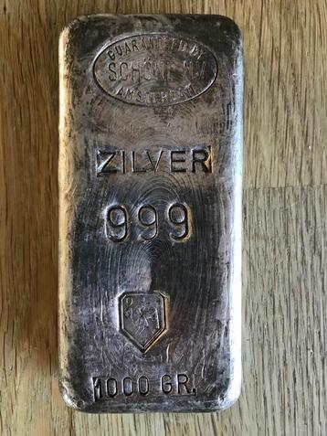 Schöne N.V. 1 kilo zilverbaar 999 beschikbaar voor biedingen