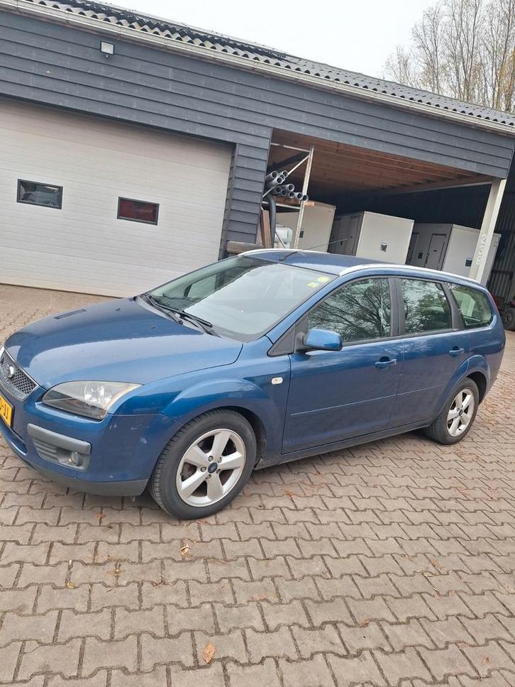 Ford Focus 1.8 92KW Wagon 2008 Blauw, Auto's, Ford, Particulier, Focus, Airbags, Airconditioning, Cruise Control, Elektrische stoelverstelling