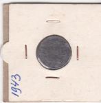 1 cent 1943 nederland, Postzegels en Munten, Munten | Nederland, Verzenden, Koningin Wilhelmina, 1 cent