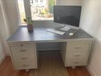 Vintage stalen bureau Ahrend jaren ‘50 grijs, Huis en Inrichting, Bureaus, Ophalen, Gebruikt, Bureau