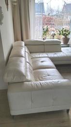 Lederen hoekbank in goede staat met verstelbare hoofdsteunen, Ophalen, 250 tot 300 cm, Minder dan 75 cm, Hoekbank