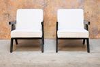 ZGANieuw 2 fraaie Eichholtz Greta design fauteuils, Huis en Inrichting, Hout, 75 tot 100 cm, Ophalen of Verzenden, Zo goed als nieuw