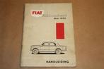 Fiat 1100 Handleiding - 1958 !!, Auto diversen, Ophalen of Verzenden