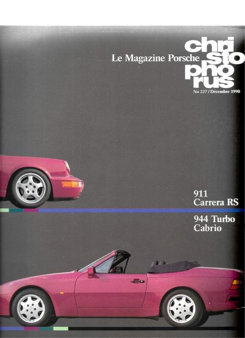 PORSCHE "CHRISTOFORUS", Boeken, Auto's | Folders en Tijdschriften, Zo goed als nieuw, Porsche, Ophalen of Verzenden