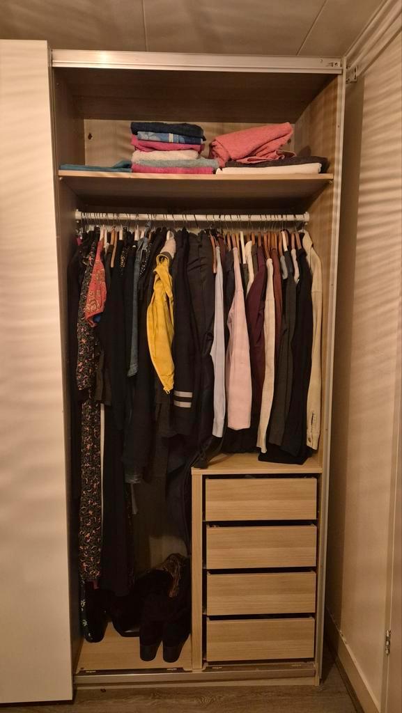 2 Ikea pax kasten met schuifdeuren, Huis en Inrichting, Kasten | Kledingkasten, Gebruikt, 200 cm of meer, 200 cm of meer, 50 tot 75 cm
