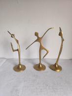Messing Koper Ballerina Beeldjes - Set van 3, Ophalen of Verzenden