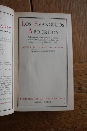 los evangelios apocrifos beschikbaar voor biedingen