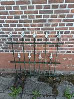 Gietijzeren hek met poort, Tuin en Terras, Ophalen, Gebruikt, IJzer, Met poort