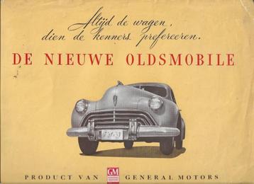 Brochure programma OLDSMOBILE ca. 1948 (NL).