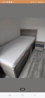 Bed Tempo incl bedverhoger, Huis en Inrichting, Ophalen, Zo goed als nieuw, Eenpersoons