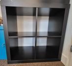 Zwarte 4-vaks Kast, Ophalen, Gebruikt, 50 tot 100 cm, Minder dan 100 cm