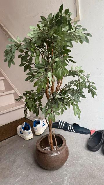 Kunstplant Boompje 110cm inclusief pot beschikbaar voor biedingen