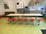 Opklapbare en verrijdbare tafel 12 personen 305x151 cm, 200 cm of meer, 50 tot 100 cm, Gebruikt, Rechthoekig