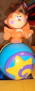 Fisher-Price Aapje Bal Speelgoed, Ophalen of Verzenden, Gebruikt, Overige typen, Met geluid