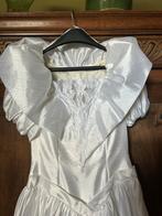 Mooie witte trouwjurk maat 38, Ophalen of Verzenden, Gedragen, Wit, Trouwjurk
