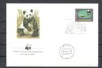 WWF FDC van Grote Panda met postzegel WNF, Ophalen of Verzenden, Onbeschreven, Nederland