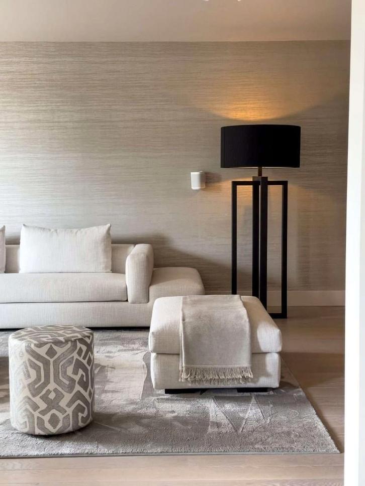 Colmore by Diga Vloerlamp 41x41x143 cm mat zwart (excl. kap), Huis en Inrichting, Lampen | Vloerlampen, Nieuw, 100 tot 150 cm