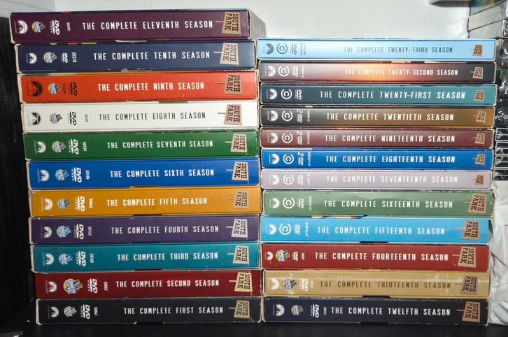 South Park Seizoen 1-23 DVD Boxset, Cd's en Dvd's, Dvd's | Tv en Series, Gebruikt, Komedie, Boxset, Vanaf 12 jaar, Ophalen of Verzenden