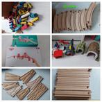 Grote set houten treinbaan, Ophalen