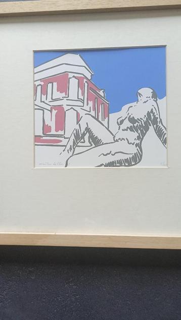 zeefdruk Matthieu de Kler kunst kunstenaar beschikbaar voor biedingen
