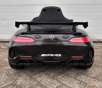 Mercedes-Benz GT4 AMG 12v zwart RC / AUX / Rubberband / LEER, Kinderen en Baby's, Speelgoed | Buiten | Voertuigen en Loopfietsen